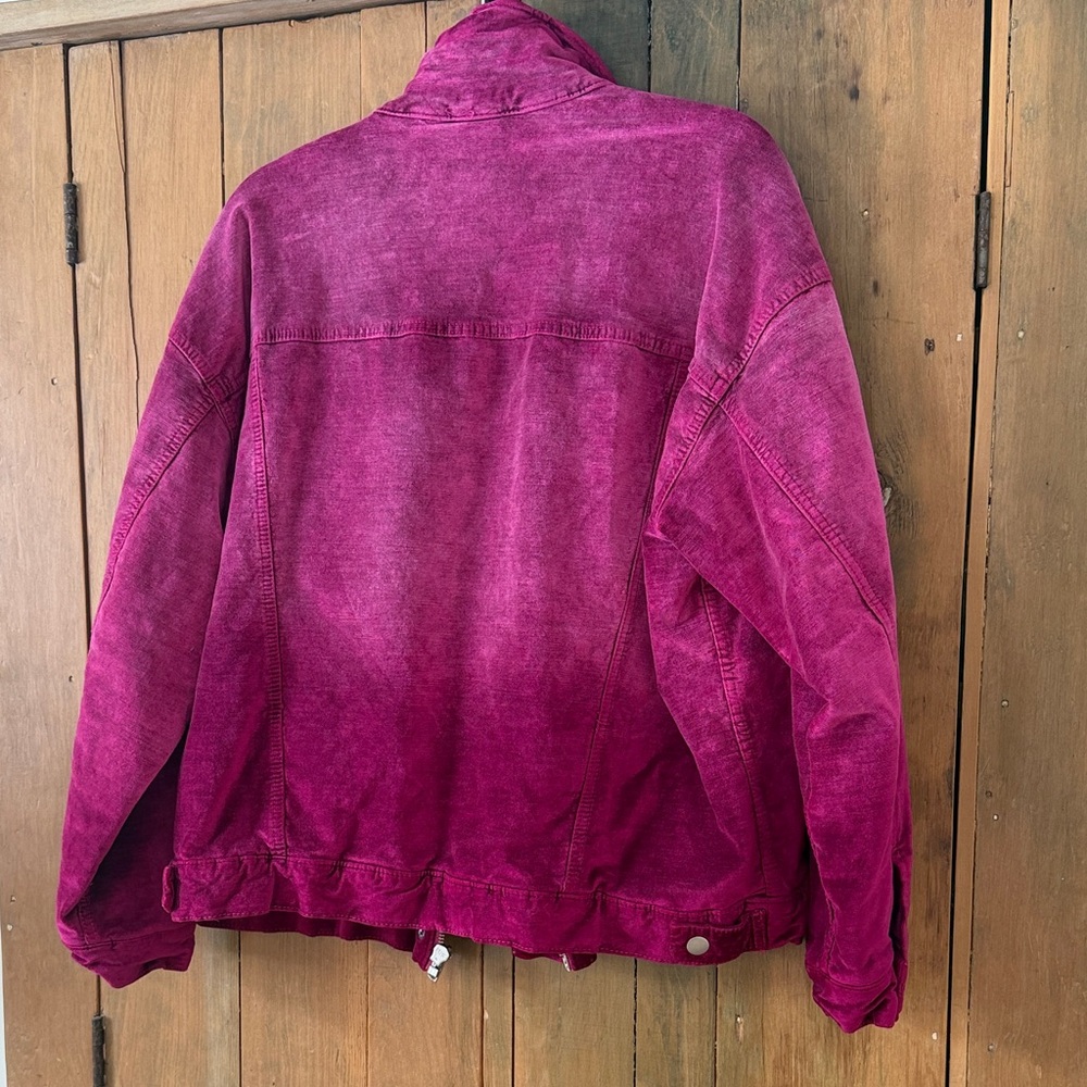 Free People Velvet Trucker Jacket - Picture 4 of 4